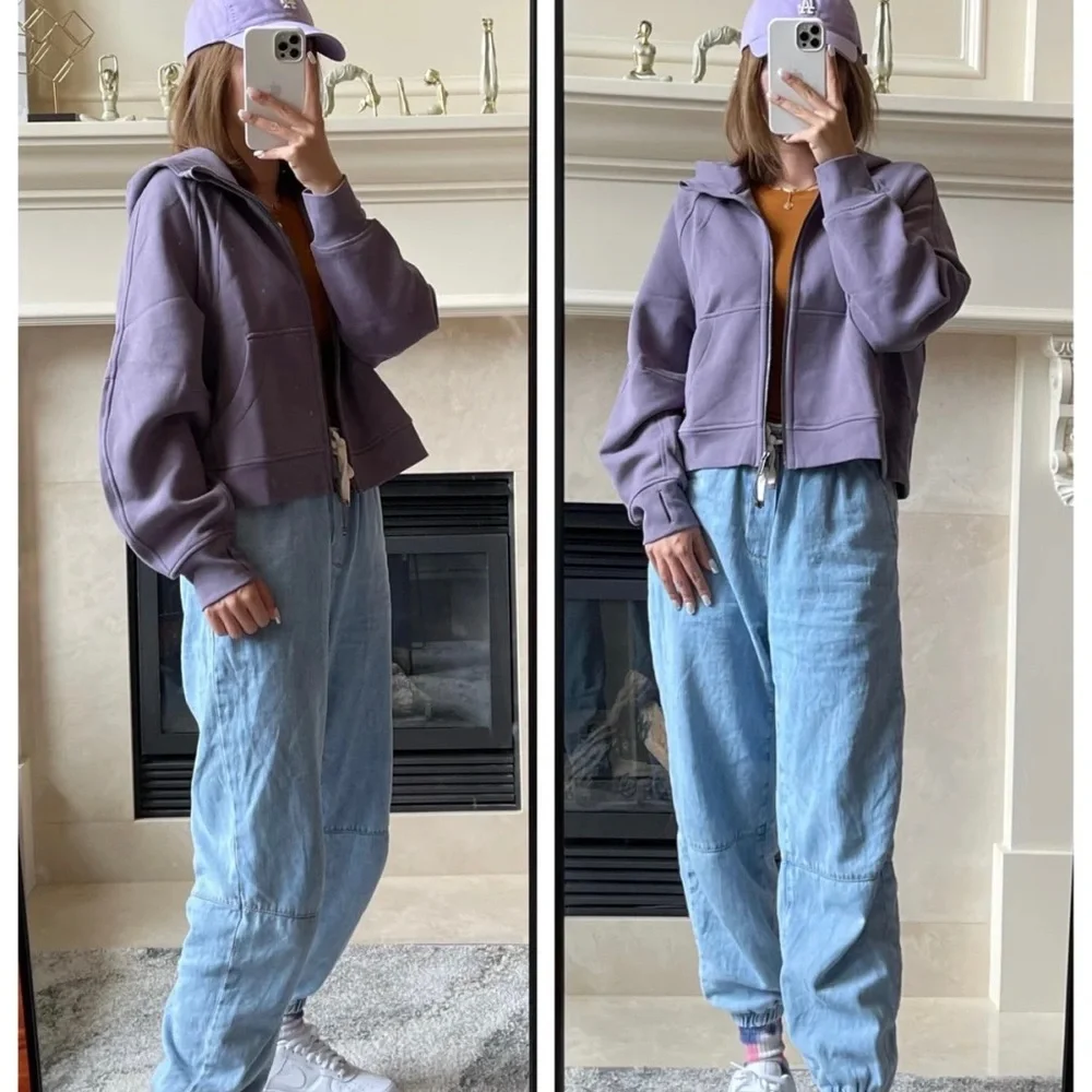 Lululemon full zip scuba size XS/S dust lavender